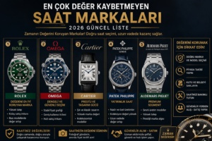 en Çok değer kaybetmeyen saat markaları